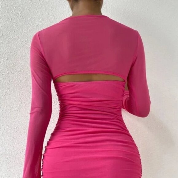 Boydcon Mini Cut out detail Mini dress Pink - Picture 8 of 8